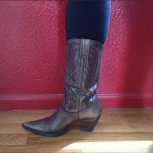 Leather Cowboy Boots used great condition size 7.5